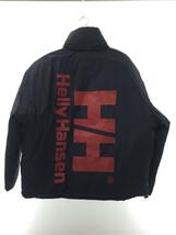 HELLY HANSEN◆リバーシブル/ダウンジャケット/XL/ナイロン/NVY_画像2