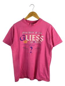 GUESS◆Tシャツ/one/コットン/PNK/0000