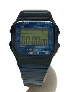 TIMEX◆クォーツ腕時計/デジタル/ステンレス/GRN/NVY/TW2U93800