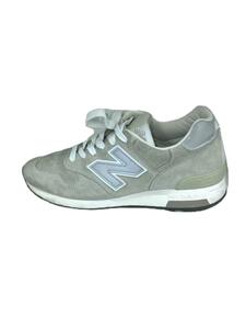 NEW BALANCE◆ローカットスニーカー/25.5cm/GRY/スウェード