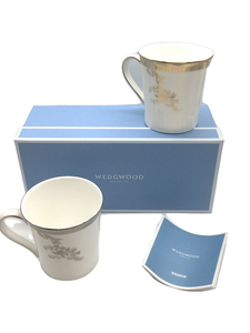 WEDGWOOD◆洋食器その他/2点セット/WHT/カップ/vera wang/Vera Lace