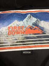 FIRST DOWN◆ダウンジャケット/M/ポリエステル/KHK/193-3527/19AW/パネルショートダウン_画像3