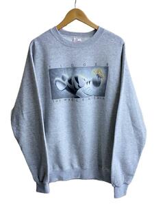 Disney VINTAGE◆スウェット/M/コットン/GRY/90-00s/ティガープリント