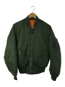 ALPHA INDUSTRIES◆フライトジャケット/S/ナイロン/KHK/mil-j-82790j