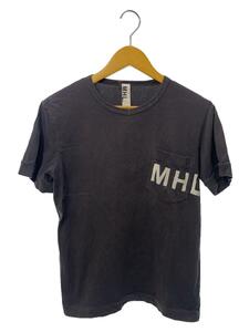 MHL.◆Tシャツ/M/コットン/GRY/無地/579-266152