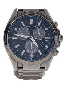 CITIZEN◆ATTESA ECODRIVE/アナログ/ステンレス/SLV/E820-S096081