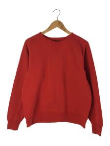 LENO◆FREEDOM SLEEVE SWEAT/スウェット/1/コットン/RED/無地/H2202-CS013