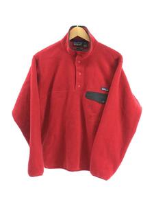 patagonia◆フリースジャケット/S/ポリエステル/RED/25450/Ms Synchilla Snap T Pullover