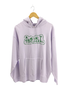 X-girl◆パーカー/M/コットン/PUP/FLOWERS LOGO SWEAT HOODIE/105214012009