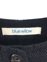 blue willow◆長袖ワンピース/-/コットン/BLK/ブルーウィロー/ロングワンピース_画像3