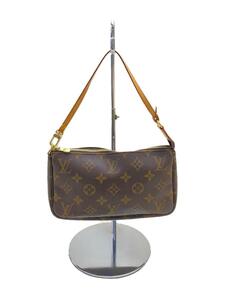 LOUIS VUITTON◆1)ポシェット・アクセソワール_モノグラム・キャンバス_BRW/PVC/BRW