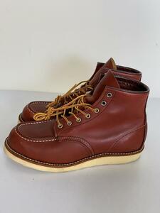 RED WING◆レースアップブーツ/27cm/BRW/レザー/9106