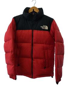 THE NORTH FACE◆NUPTSE JACKET/ダウンジャケット/M/ナイロン/レッド/無地/ND91841/EF-846