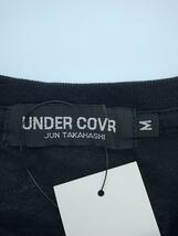 UNDERCOVER◆Tシャツ/M/コットン/BLK/無地/目隠しベア_画像3