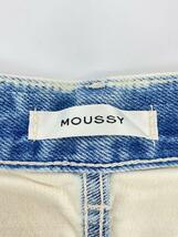 MOUSSY◆ワイドパンツ/HIGH WAIST BLEACH FLARE/1/コットン/BLU/010DSW11-0490_画像4