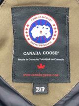 CANADA GOOSE◆ダウンジャケット/XS/ポリエステル/KHK/3426JM_画像3