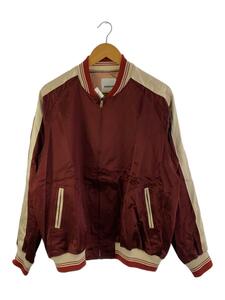 BOWWOW◆スカジャン/L/レーヨン/BRD/ビートルマニア/BEATLE MANIA SATIN SPORTS JACKET