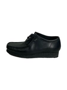 Clarks◆Wallabee BLACK LEATHER/27.5cm/BLK/レザー/11826