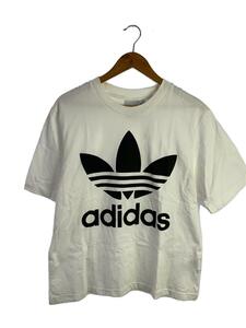 adidas◆Tシャツ/M/コットン/WHT/プリント/CW1212