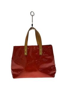 LOUIS VUITTON◆リードPM_モノグラム・ヴェルニ_RED/エナメル/RED