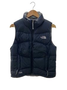 THE NORTH FACE◆ダウンベスト/S/ナイロン/BLK/ANG6FLW6