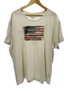 Denim & Supply Ralph Lauren◆90s/VINTAGE/星条旗/Tシャツ/XXL/コットン/BEG