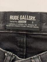 RUDE GALLERY◆ボトム/28/コットン/BLK/6001_画像4