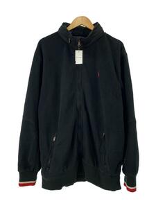 POLO RALPH LAUREN◆フリースジャケット/XL/ポリエステル/BLK