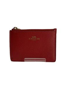 COACH◆コインケース/-/RED/レディース/F12186