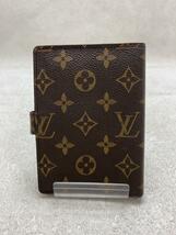 LOUIS VUITTON◆アジェンダPM_モノグラム_BRW/PVC/ブラウン/総柄/レディース/※内側へこみ有_画像2