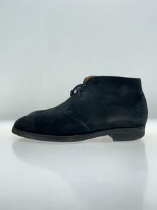 EDWARD GREEN◆BANBURY/ブーツ/UK6.5/BLK/スウェード/94365