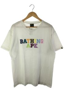 A BATHING APE◆90s/Tシャツ/XL/コットン/ホワイト/白