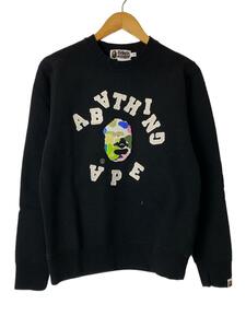 A BATHING APE◆スウェット/S/コットン/BLK