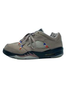 NIKE◆AIR JORDAN 5 RETRO LOW PSG_エア ジョーダン 5 レトロ ロー PSG/27cm/GRY/