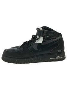 NIKE◆AIR FORCE 1 MID_エアフォース 1 ミッド/28.5cm/BLK