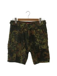 Supreme◆Cargo Short Olive German Camo/ショートパンツ/30/コットン/カーキ/カモフラ