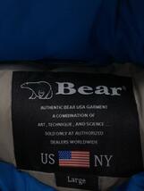 Bear U.S.A◆ダウンジャケット/L/ナイロン/BLU_画像3