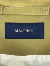 MACPHEE◆コート/38/コットン/KHK/無地/12-08-24-08232_画像3