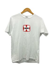 DIESEL◆Tシャツ/XL/コットン/WHT