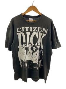 CITIZEN DICK/Tシャツ/XL/コットン/ブラック/グランジ
