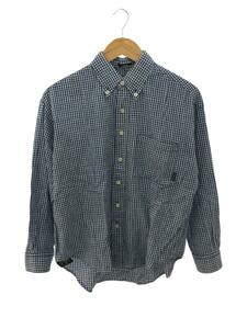 DENHAM◆デンハム/IGC CITY SHIRT/S/コットン/ブルー/チェック/01-22-04-40-080