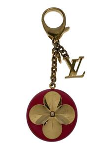 LOUIS VUITTON◆バッグチャーム・ホローフラワー_RED/-/RED/レディース/M66975