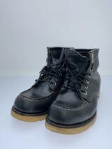 RED WING◆レースアップブーツ/US9/BLK/レザー/8180_画像2