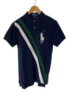 POLO RALPH LAUREN◆ポロシャツ/S/コットン/NVY