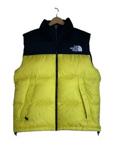 THE NORTH FACE◆Nuptse Vest/ヌプシベスト/ダウンベスト/L/ナイロン/イエロー/nd92232