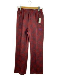 Needles◆Track Pant Jacquard Flower/S/ポリエステル/RED/総柄/DI1