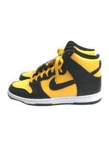 NIKE◆ダンクハイ/University Gold and Black/ハイカットスニーカー/30cm/YLW