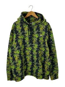 Supreme◆23AW/Leaf Hooded P/O Sweat Shirt/XL/コットン/GRN/総柄/NT52301I