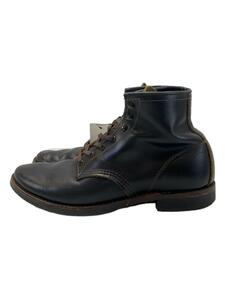 RED WING◆レースアップブーツ/US8.5/BLK/レザー/9060