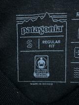patagonia◆ロゴプリント/Tシャツ/S/コットン/BLK/STY00000_画像3